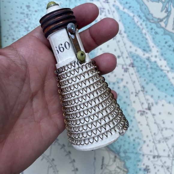 Vintage Chandler Heater Element Edison Screw Cone - Picture 7 of 9